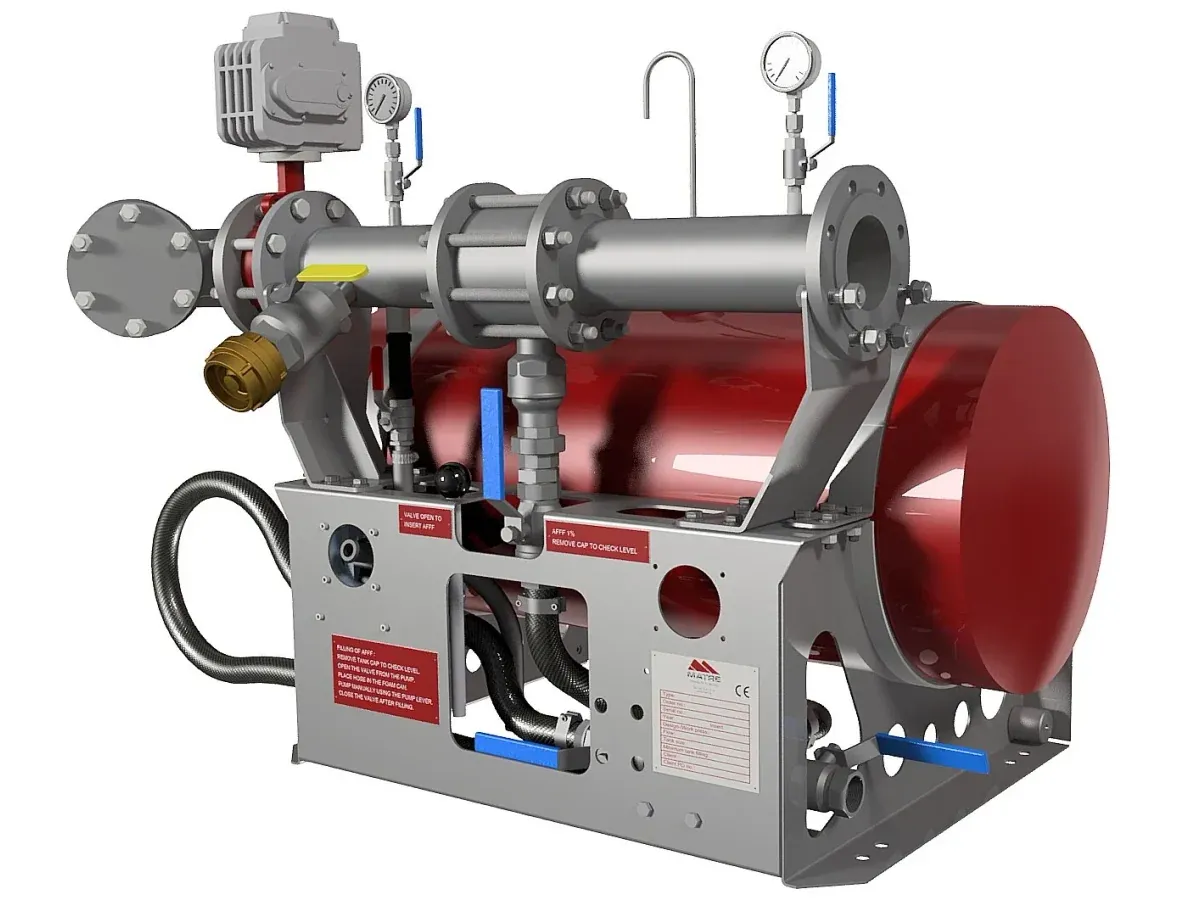 Sistema de espuma Matre Standard DIFFS con tanque de 200 litros